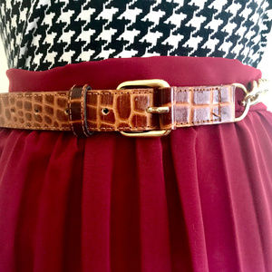 Vintage Italian Leather Belt